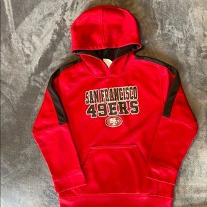 Youth San Francisco 49ers hooded sweatshirt